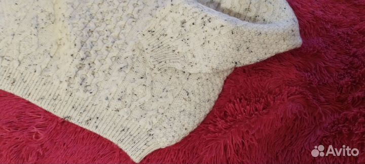 Свитер шерстяной теплый натуральный