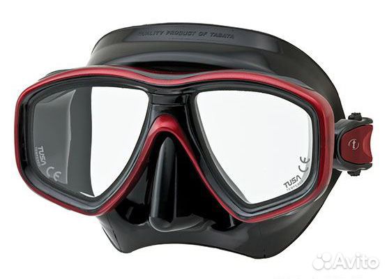 Маска для снорклинга с двумя линзами Ceos Black