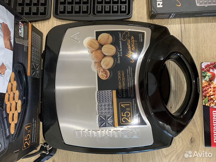 Мультипекарь Redmont + панель для венских вафель