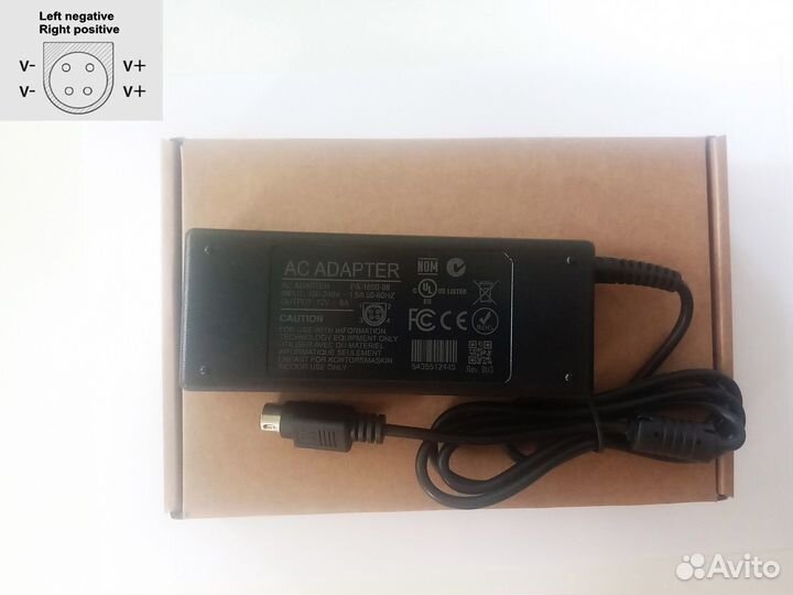 Блок питания 12V 7.5A POS-терминала Glaive RT-665D