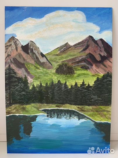 Картина маслом на холсте ручная работа