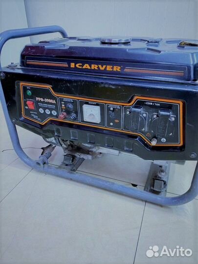 Бензиновый генератор Carver PPG-3900A 3кВт