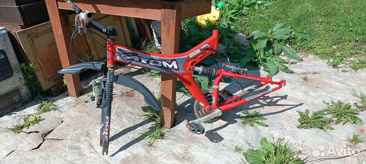 Рама велосипедная двухподвесная