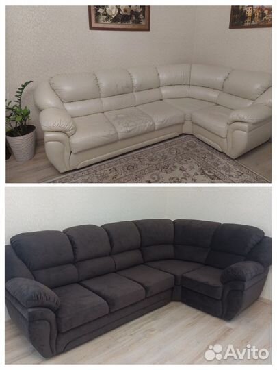 Перетяжка ремонт мягкой мебели