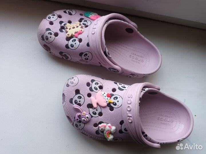 Crocs c12 сабо для девочки