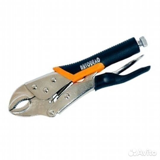 Пассатижи-зажим с фиксацией с полукруглым захватом