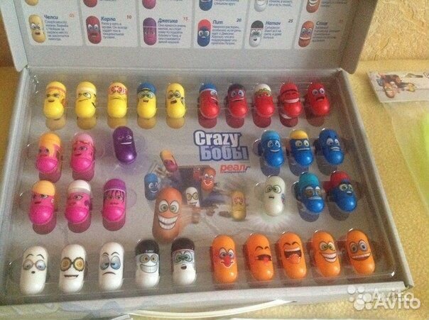 Коллекционный набор. Коейзи бобы Crazy bob
