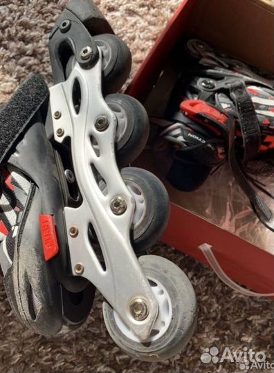 Роликовые коньки детские раздвижные