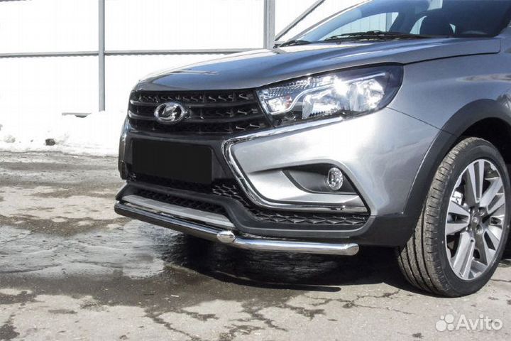 Защита переднего бампера LADA vesta SW cross