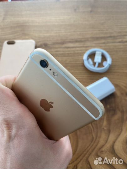Телефон iPhone 6s plus 16gb ростест gold