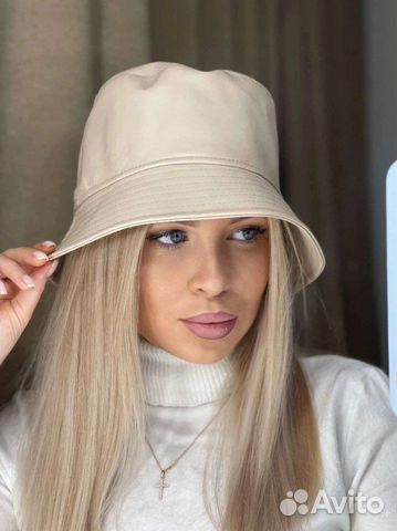 Панама из экокожи