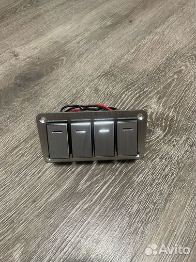 Панель управления для катера, яхты, 4 клавиши