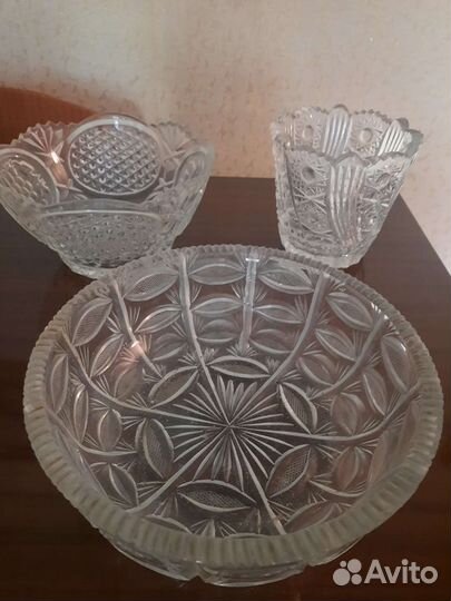 Ваза хрусталь