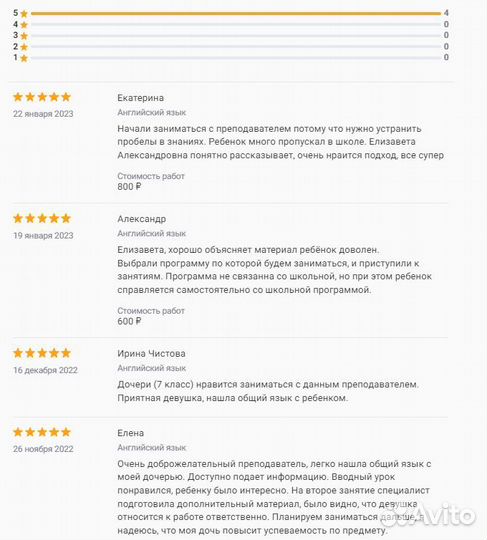 Репетитор по английскому языку