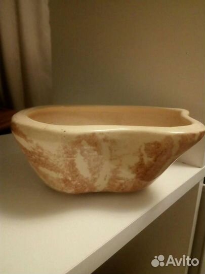 Горшок керамический, бонсайница