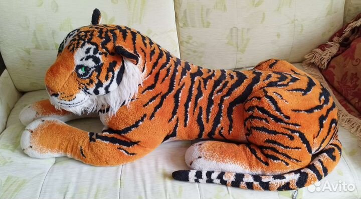Тигр большой мягкая игрушка