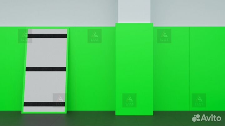 Стеновой протектор Line-Sport зеленый