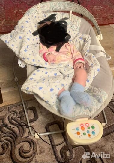 Детские электронные качели для новорожденных