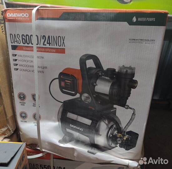 Насосная станция daewoo DAS 6000/24 inox (новая)