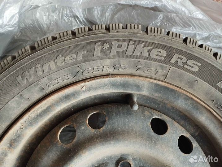 Hankook Winter I'Pike RS W419 155/65 R13 на штампа