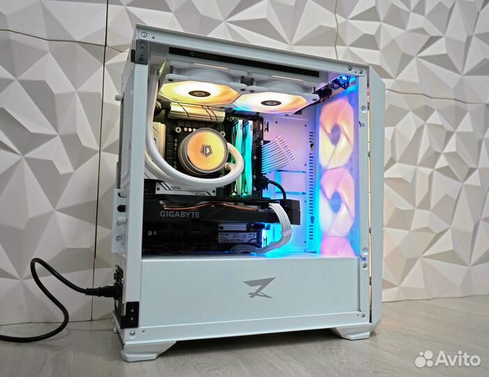 Белые кабеля для моддинга блока питания в оплетке