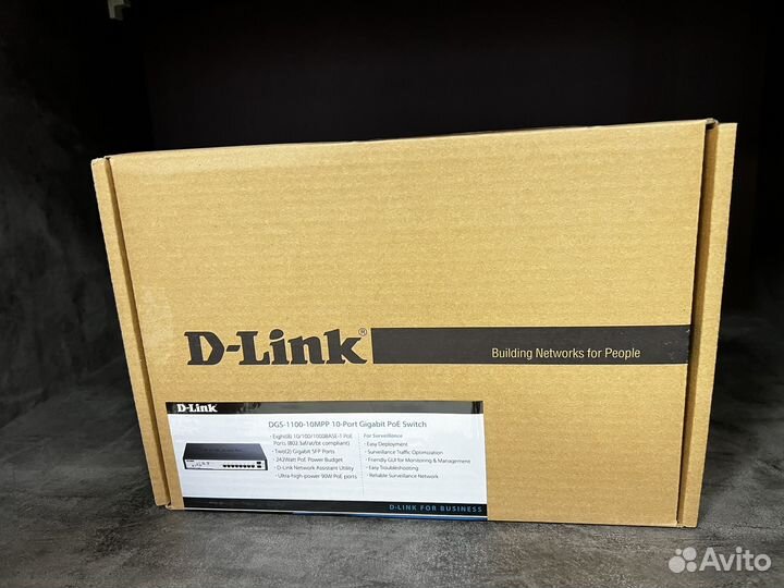 Коммутатор D-Link DGS-1100-10MPP PoE 242 Вт