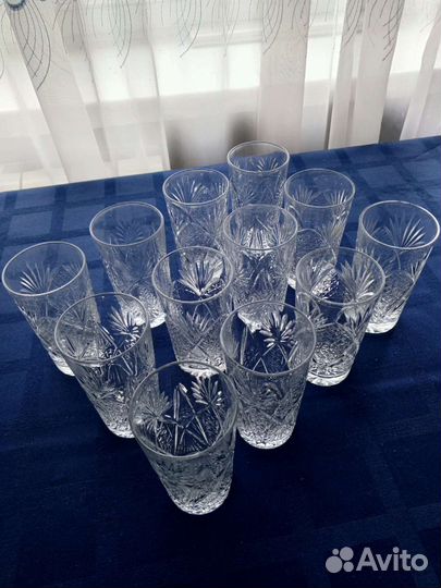 Рюмки, бокалы, стаканы советских времен, хрусталь
