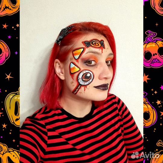 Аквагрим, блеск-тату