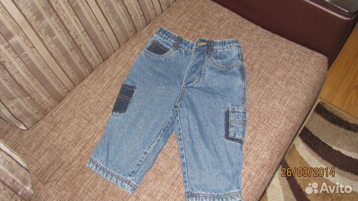 Джинсы теплые