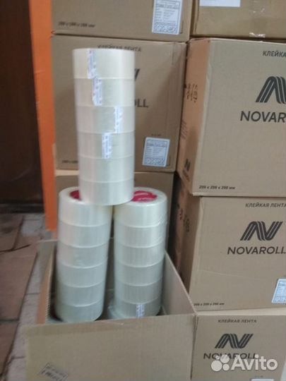 Скотч Новаролл 150м прозрачный, клейкая лента