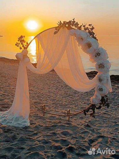 Фотозона свадебная арка декор аренда