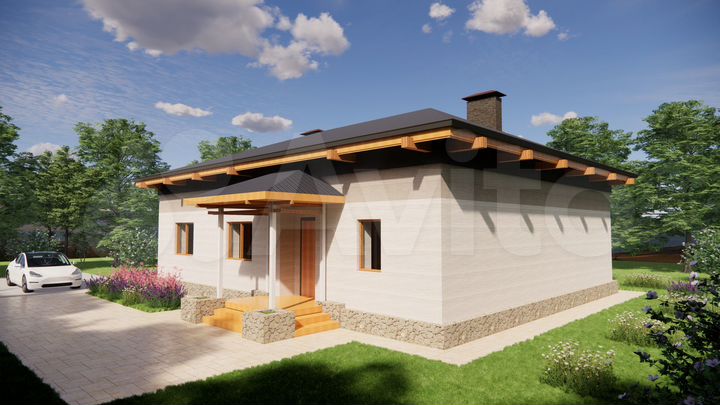 Дом 114 м² на участке 10 сот.