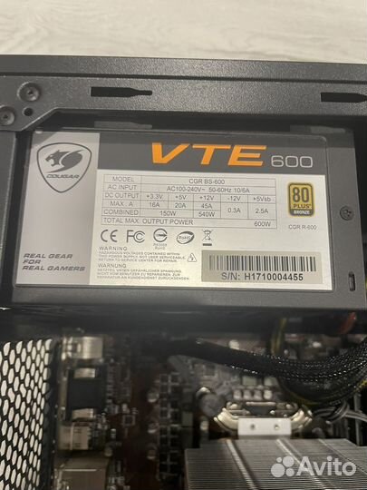 Игровой компьютер GTX 1050 Ti