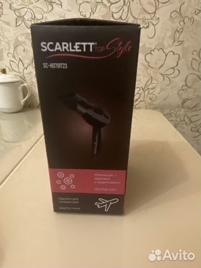 Фен складной scarlett новый компактный