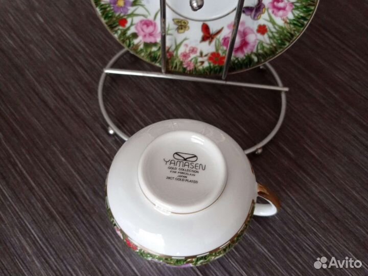 Фарфоровая кофейная пара