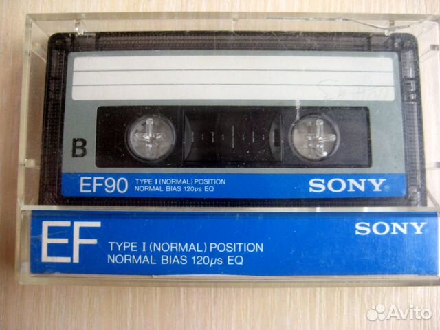 Аудиокассета sony EF 90 Легенда 80-е годы