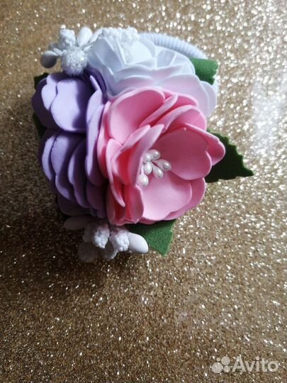 Заколка для волос ручной работы