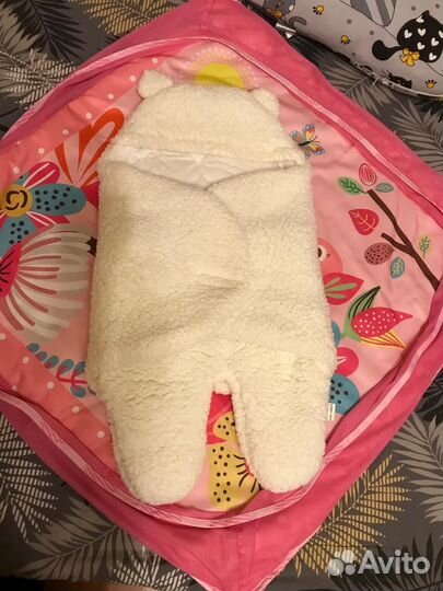 Конверт для новорожденных на липучках