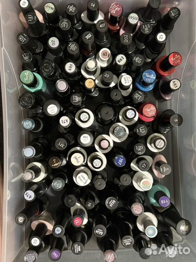 Набор гель лаков бу