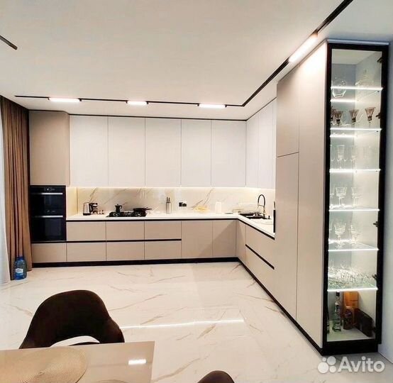 Кухня с подсветкой по вашему дизайну