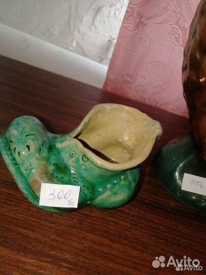 Башмачек. пепельница СССР