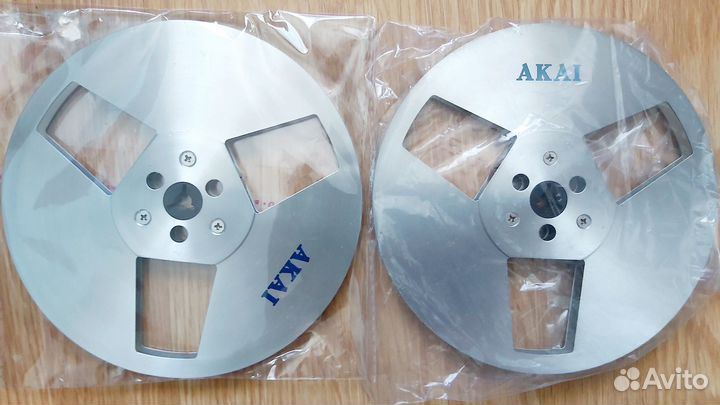 Катушки, бобины алюминиевые akai, TDK rp-7m Япония