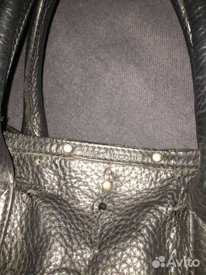 Сумка из натуральной кожи шоппер фирмы Mars Jacobs