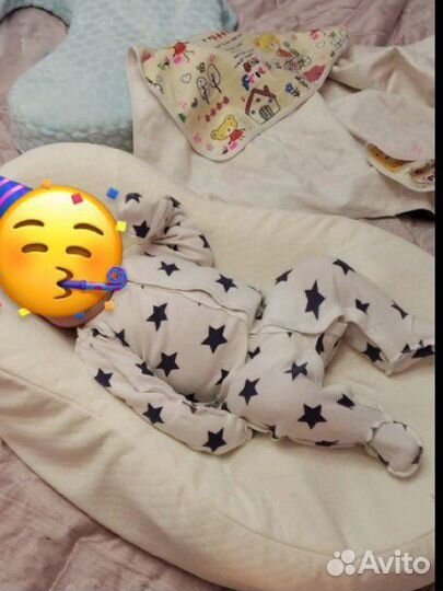 Кокон для новорожденных зевушка