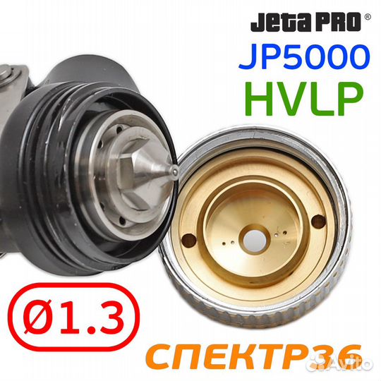 Краскопульт jetapro JP5000 hvlp (1,3мм) 400л/мин