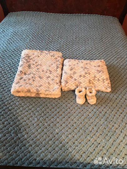 Плед из Alize puffy