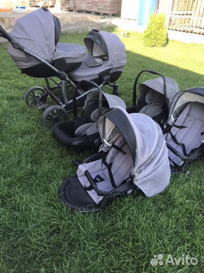 Коляска для двойни bebetto 42