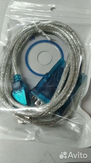 Кабель USB A COM port 9pin интерфейс RS-232