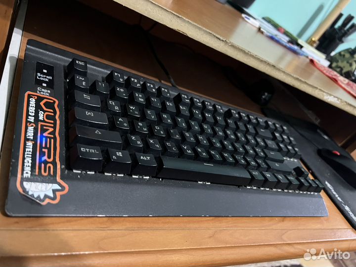 Механическая клавиатура oklick синие свитчи