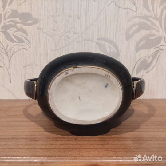 Лфз фарфор СССР, декоративная Ваза веер